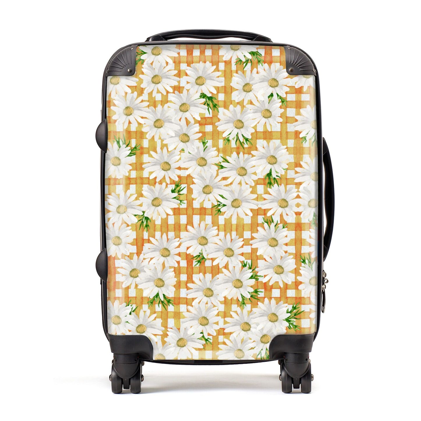 Checkered Daisy Suitcase