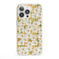 Checkered Daisy iPhone 13 Pro Clear Bumper Case