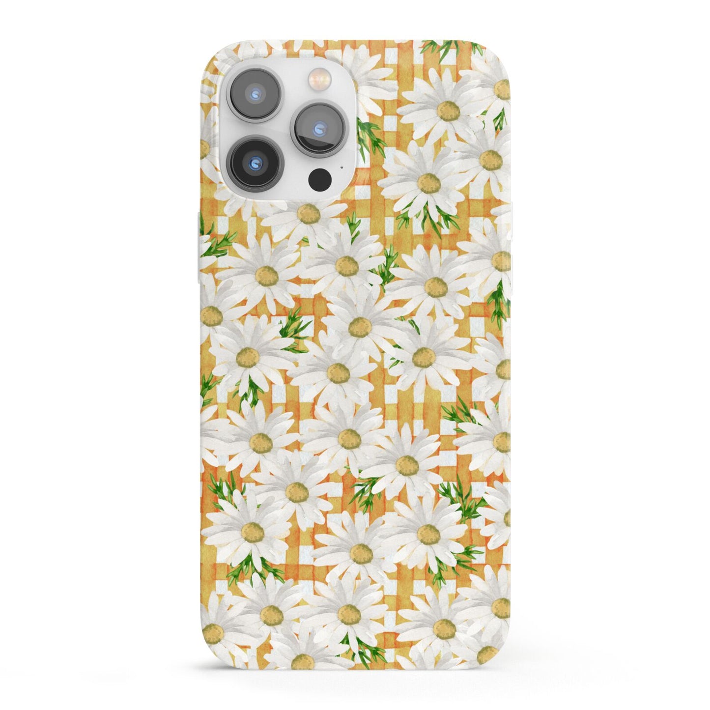 Checkered Daisy iPhone 13 Pro Max Full Wrap 3D Snap Case