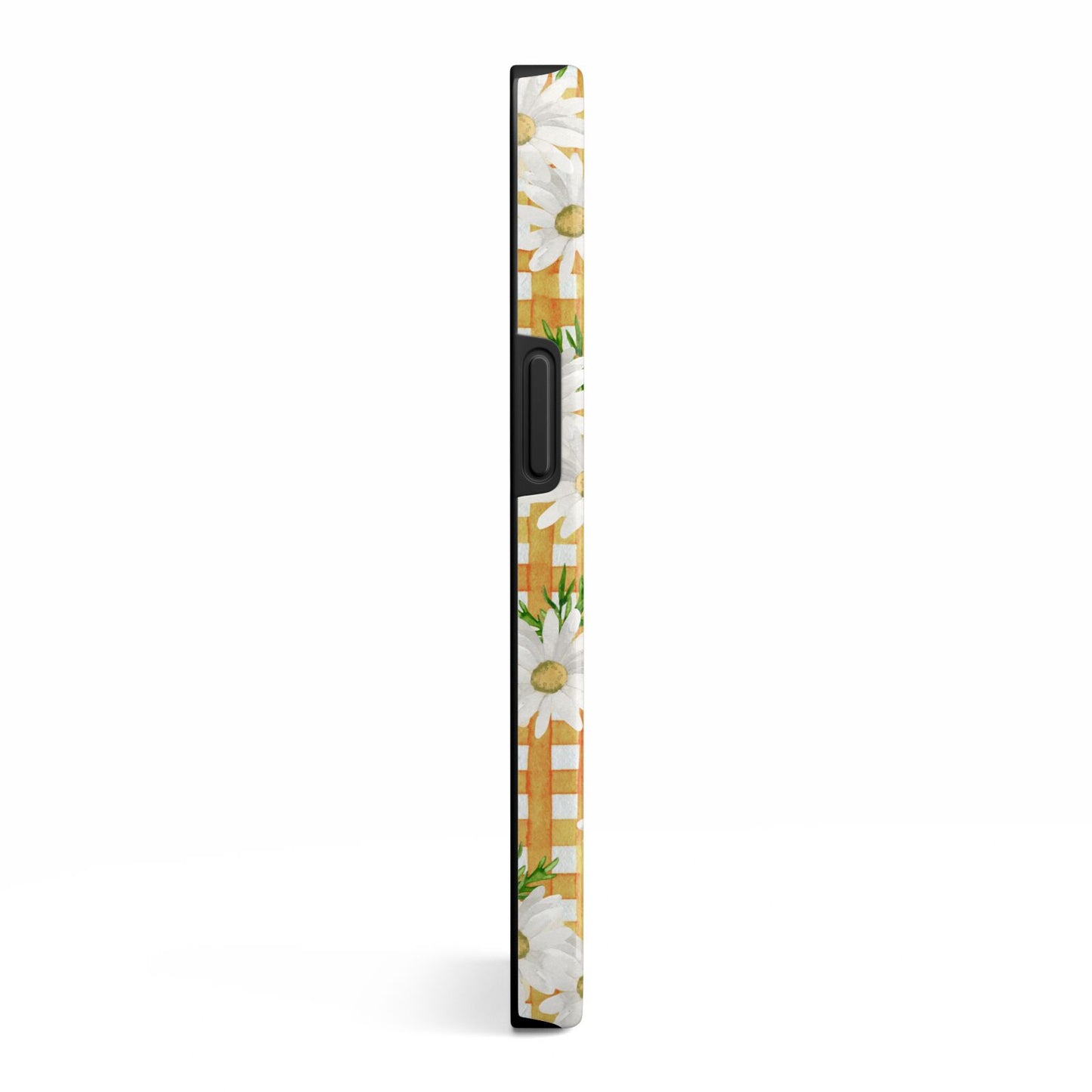 Checkered Daisy iPhone 13 Side Image 3D Tough Case