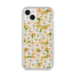Checkered Daisy iPhone 14 Plus Clear Tough Case Starlight