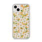 Checkered Daisy iPhone 14 Plus Glitter Tough Case Starlight