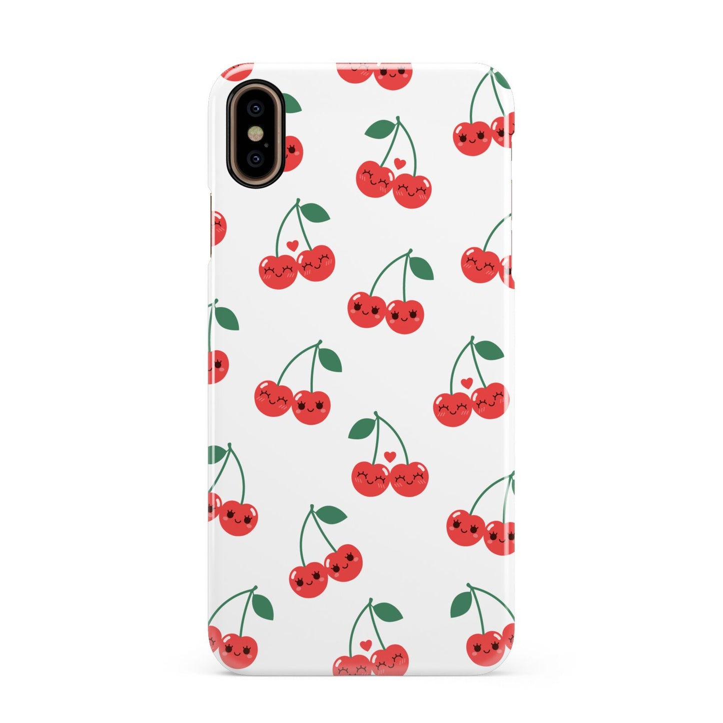 Cherry Apple iPhone Xs Max 3D Snap Case