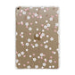 Cherry Blossom with Name Apple iPad Gold Case