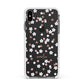 Cherry Blossom with Name Apple iPhone Xs Max Impact Case White Edge on Black Phone