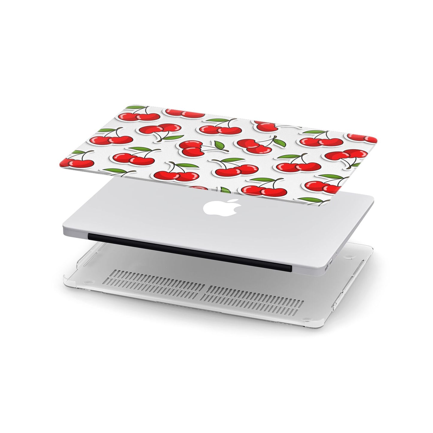 Cherry Pattern Apple MacBook Case in Detail