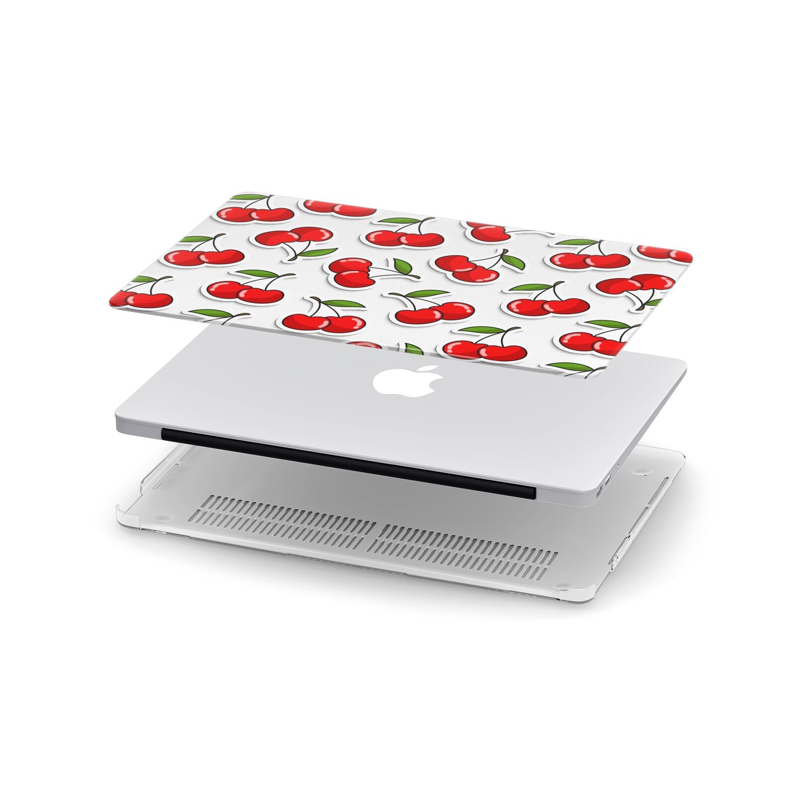 Cherry Pattern Apple MacBook Case in Detail
