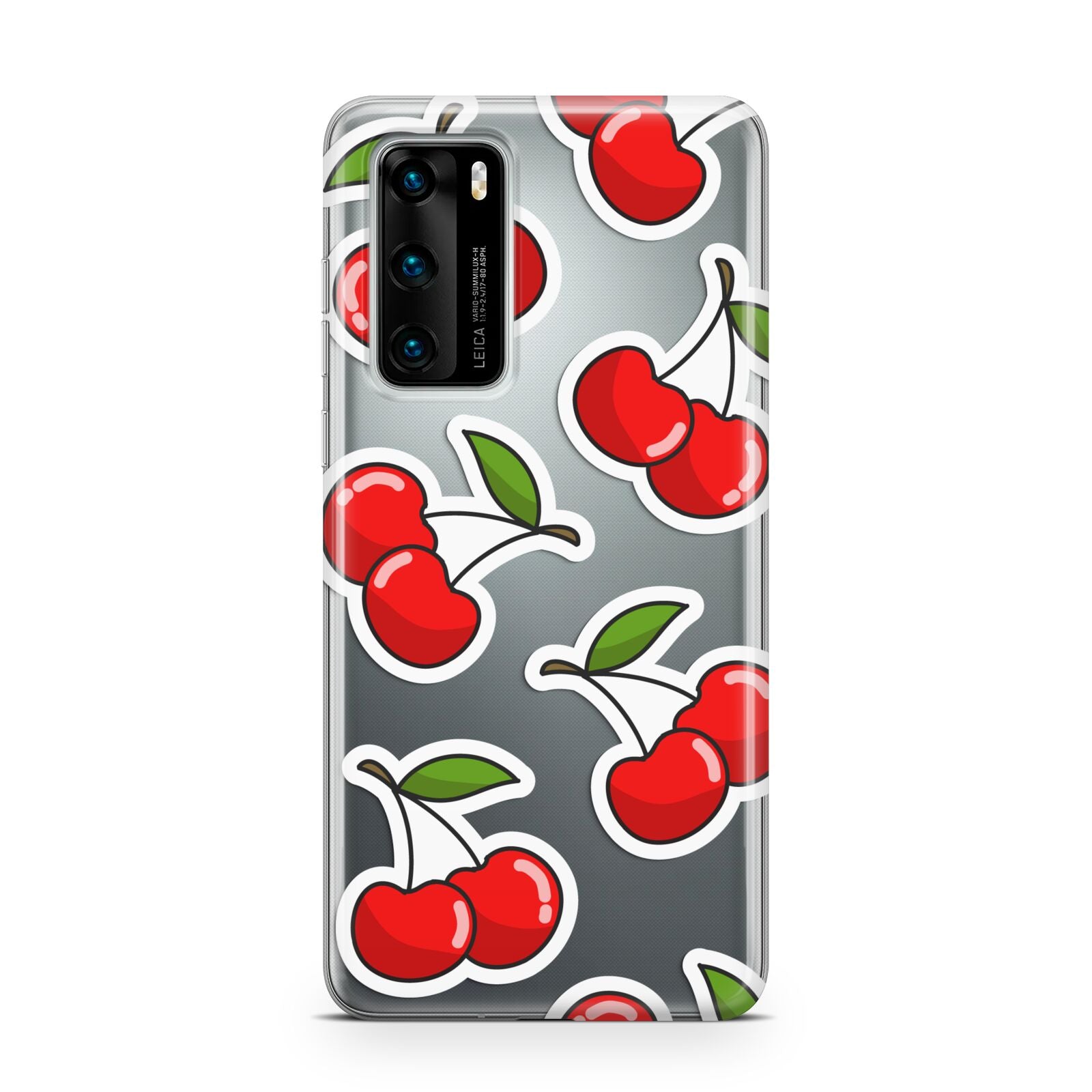 Cherry Pattern Huawei P40 Phone Case