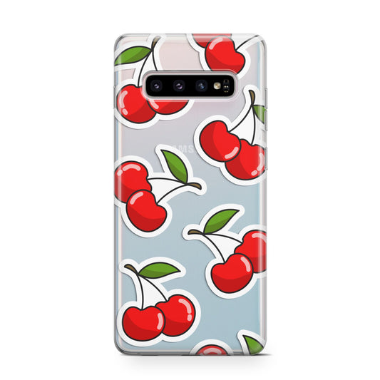 Cherry Pattern Protective Samsung Galaxy Case
