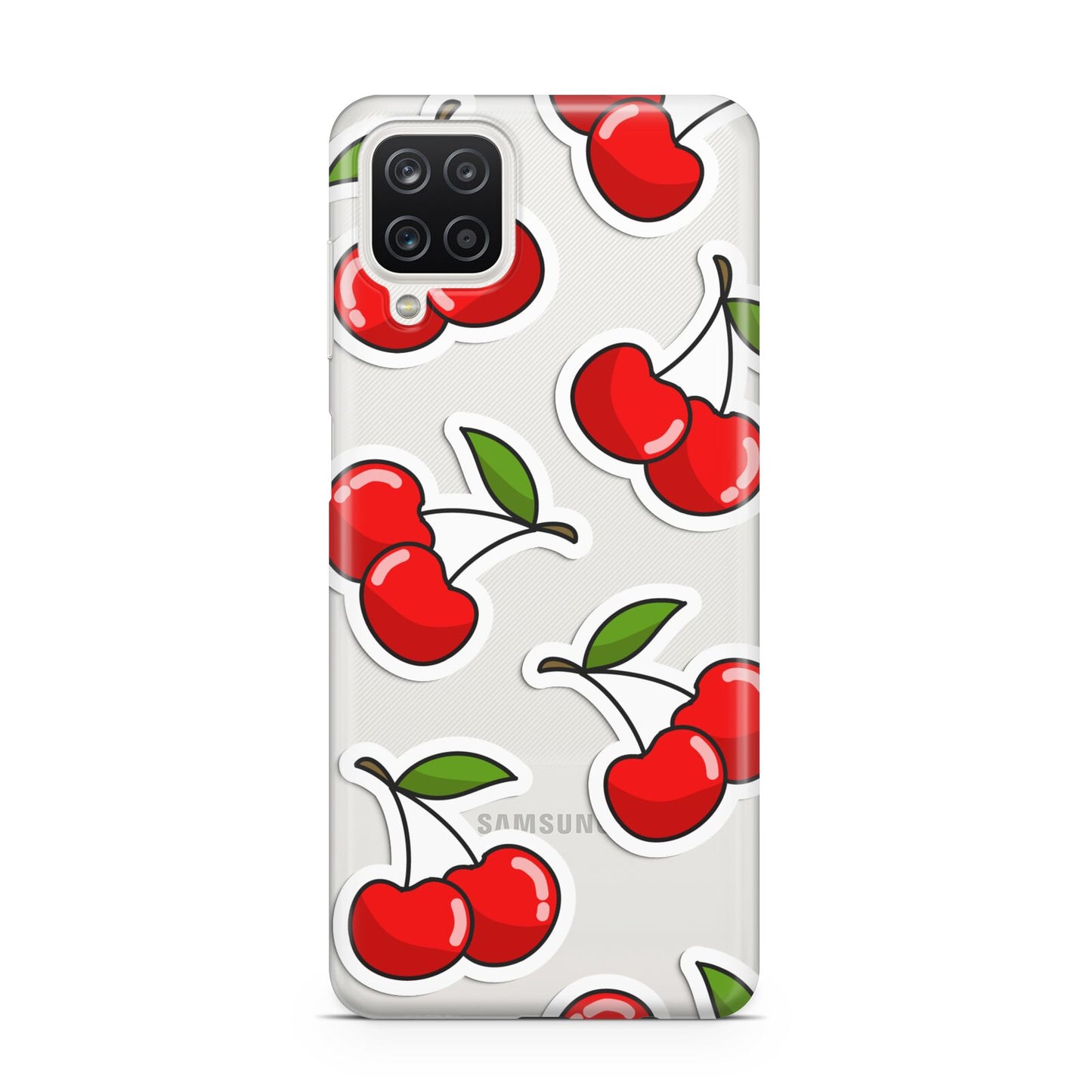 Cherry Pattern Samsung A12 Case