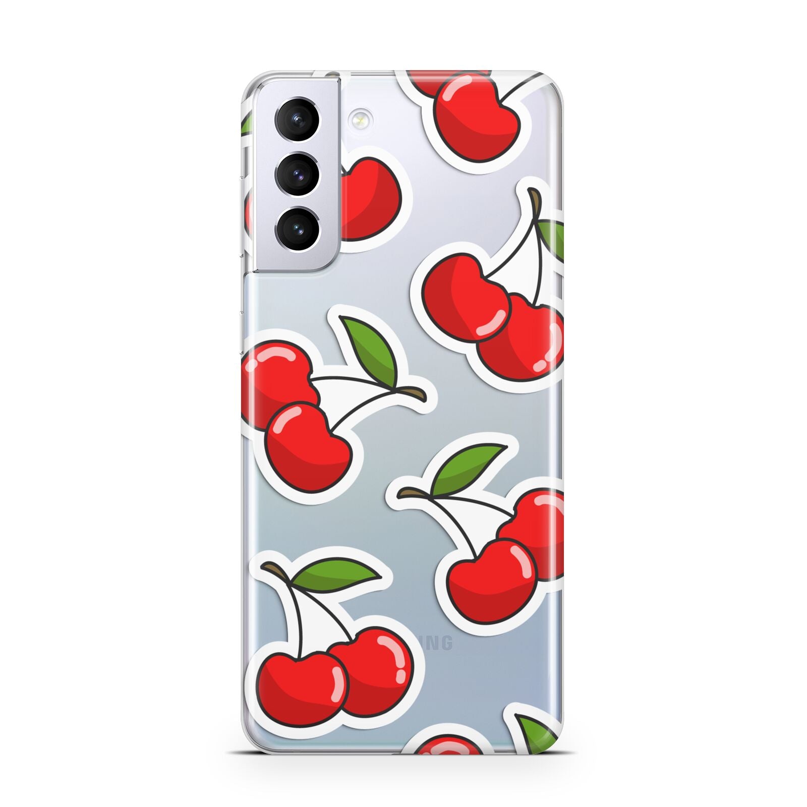 Cherry Pattern Samsung S21 Plus Phone Case