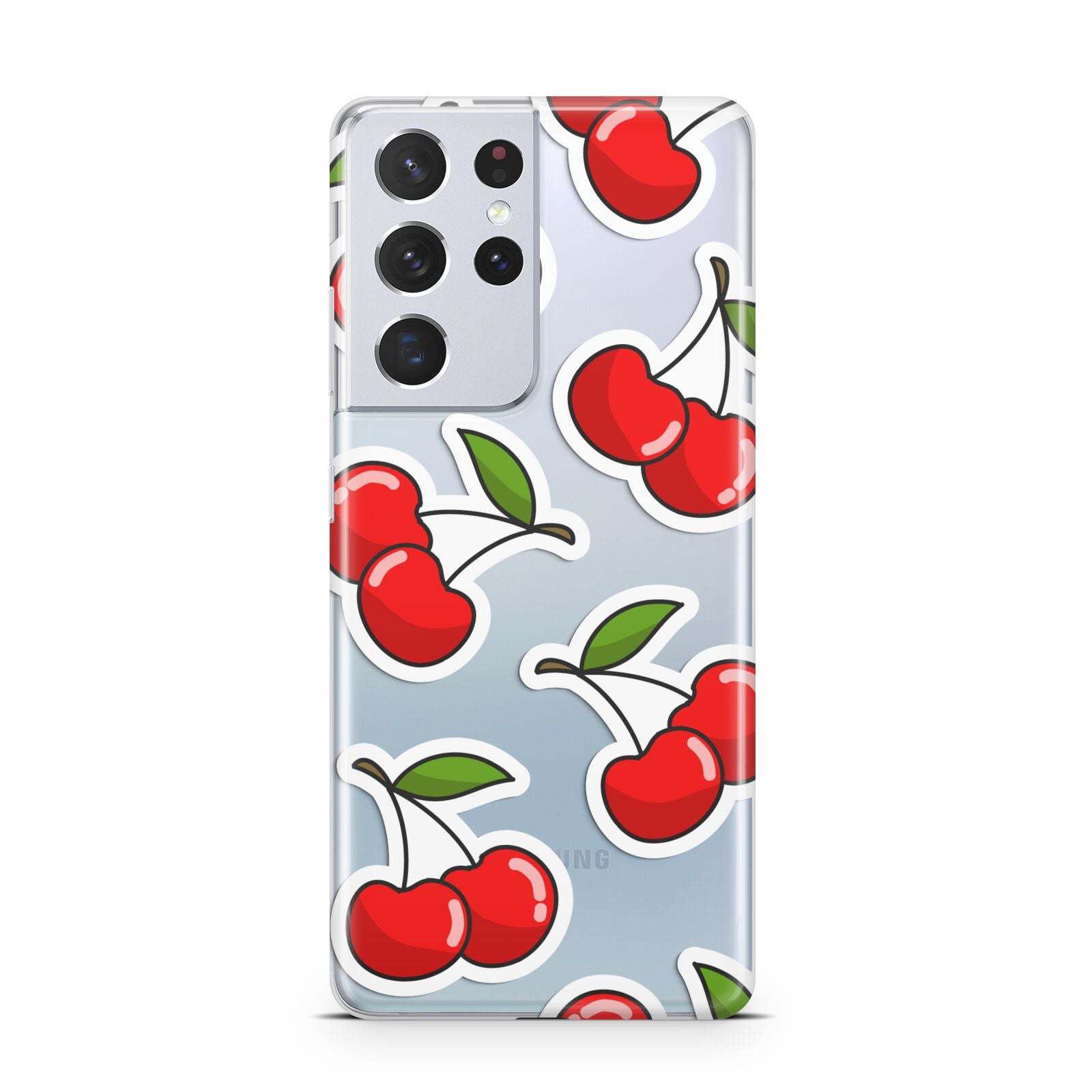 Cherry Pattern Samsung S21 Ultra Case