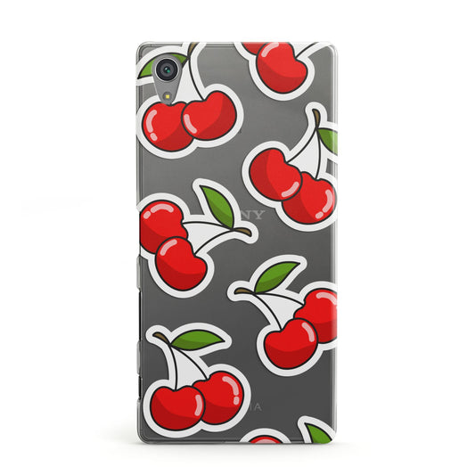 Cherry Pattern Sony Xperia Case