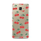 Cherry Samsung Galaxy A7 2016 Case on gold phone