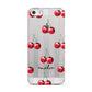 Cherry and Stripes with Name Apple iPhone 5 Case