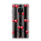 Cherry and Stripes with Name Huawei Mate 20 Phone Case