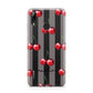 Cherry and Stripes with Name Huawei Y7 2019