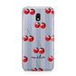 Cherry and Stripes with Name Samsung Galaxy J3 2017 Case