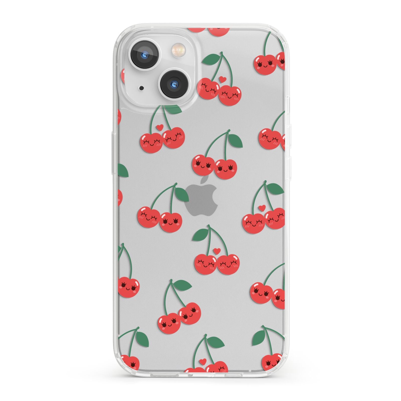 Cherry iPhone 13 Clear Bumper Case