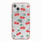 Cherry iPhone 13 TPU Impact Case with Pink Edges