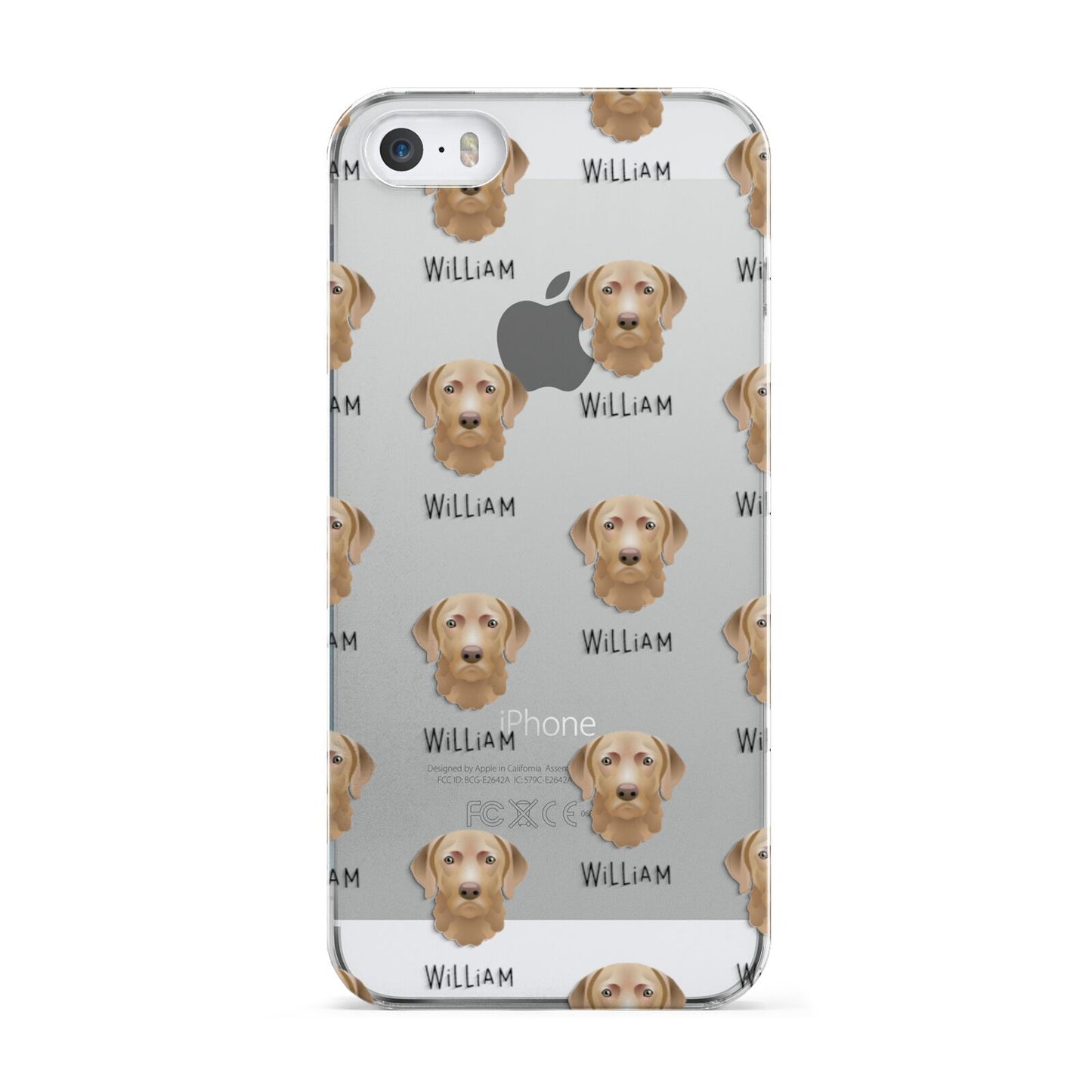 Chesapeake Bay Retriever Icon with Name Apple iPhone 5 Case