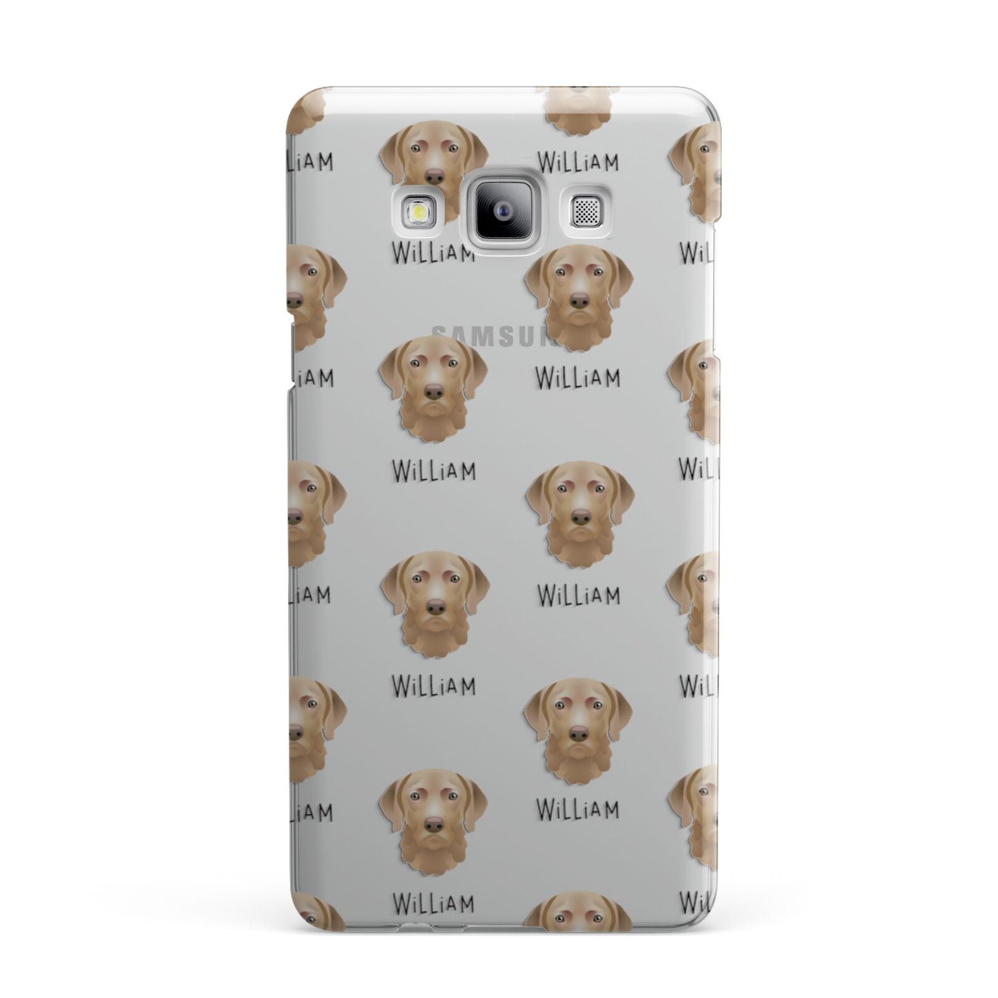 Chesapeake Bay Retriever Icon with Name Samsung Galaxy A7 2015 Case