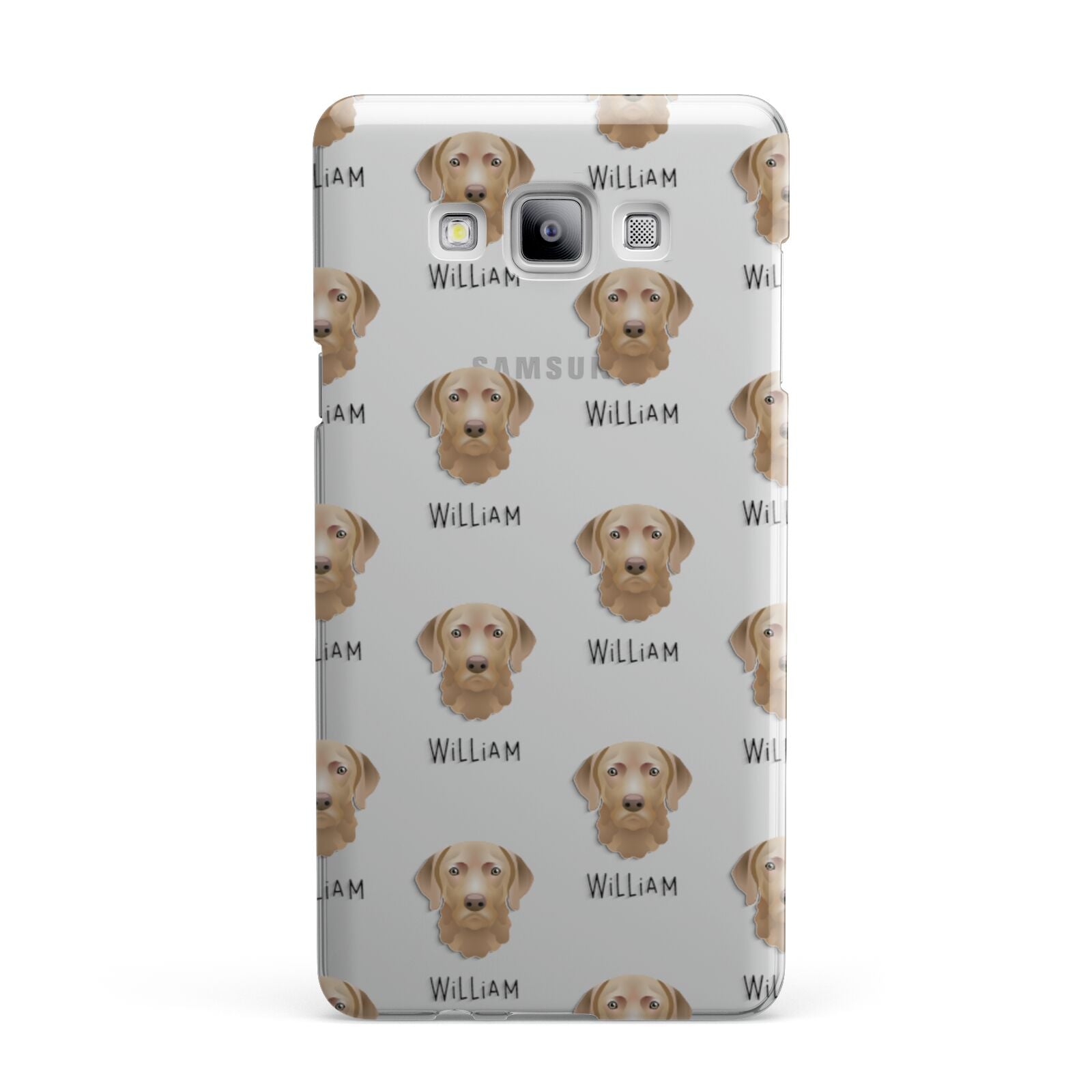 Chesapeake Bay Retriever Icon with Name Samsung Galaxy A7 2015 Case
