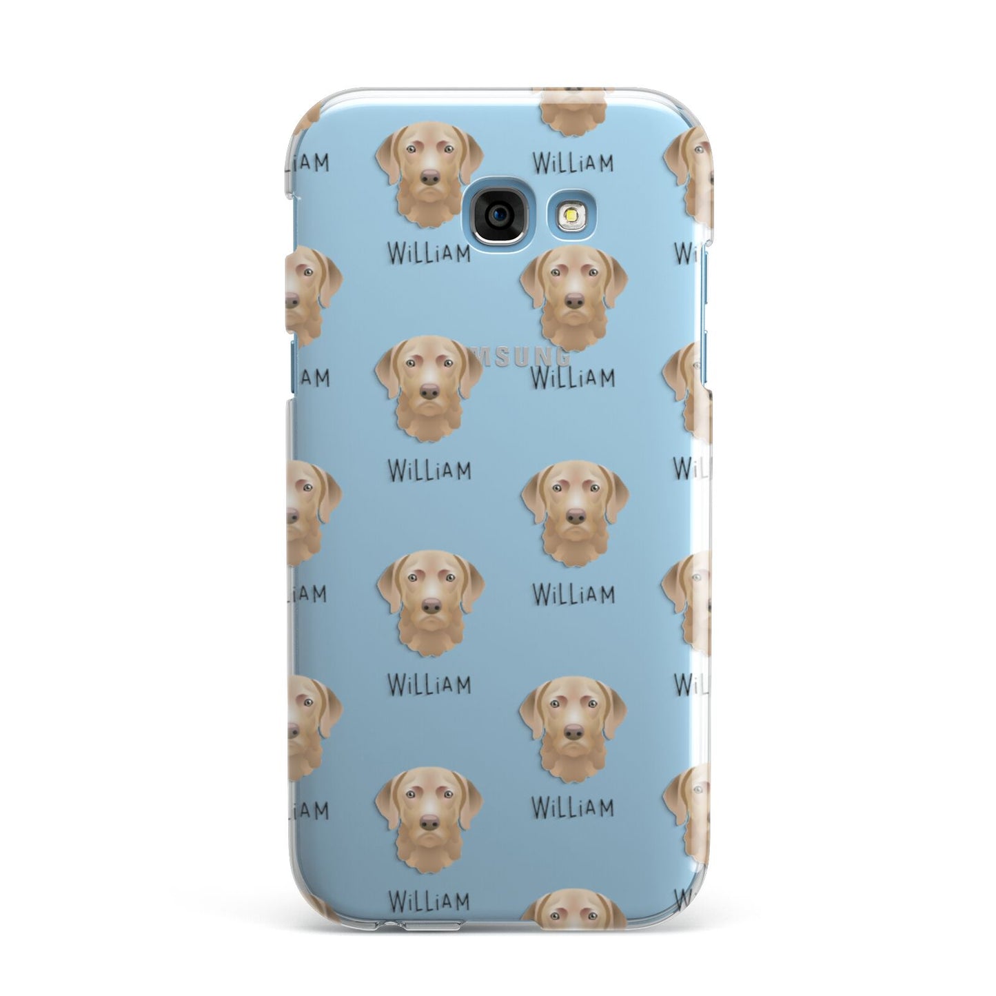 Chesapeake Bay Retriever Icon with Name Samsung Galaxy A7 2017 Case