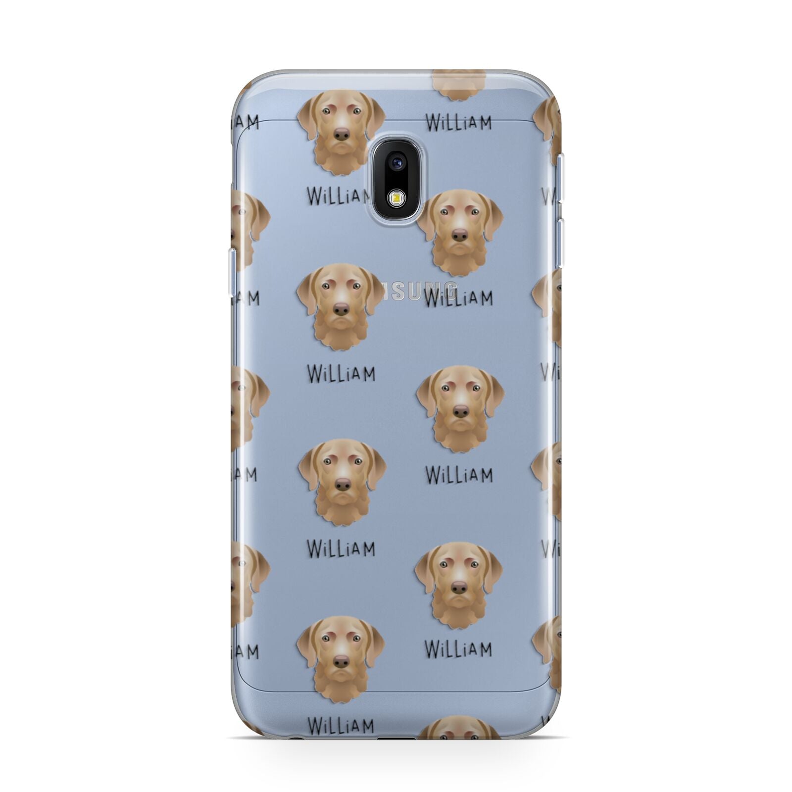 Chesapeake Bay Retriever Icon with Name Samsung Galaxy J3 2017 Case