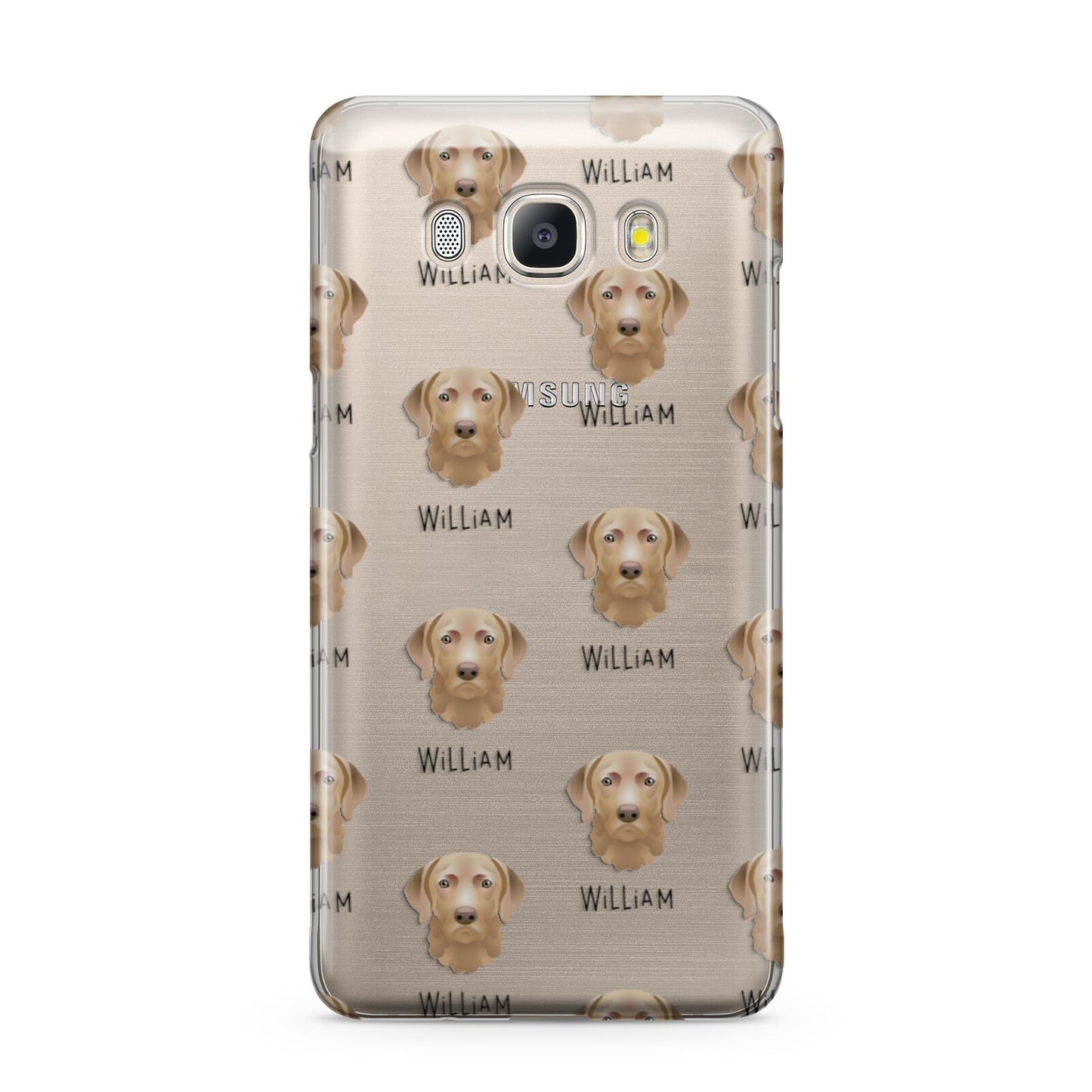 Chesapeake Bay Retriever Icon with Name Samsung Galaxy J5 2016 Case