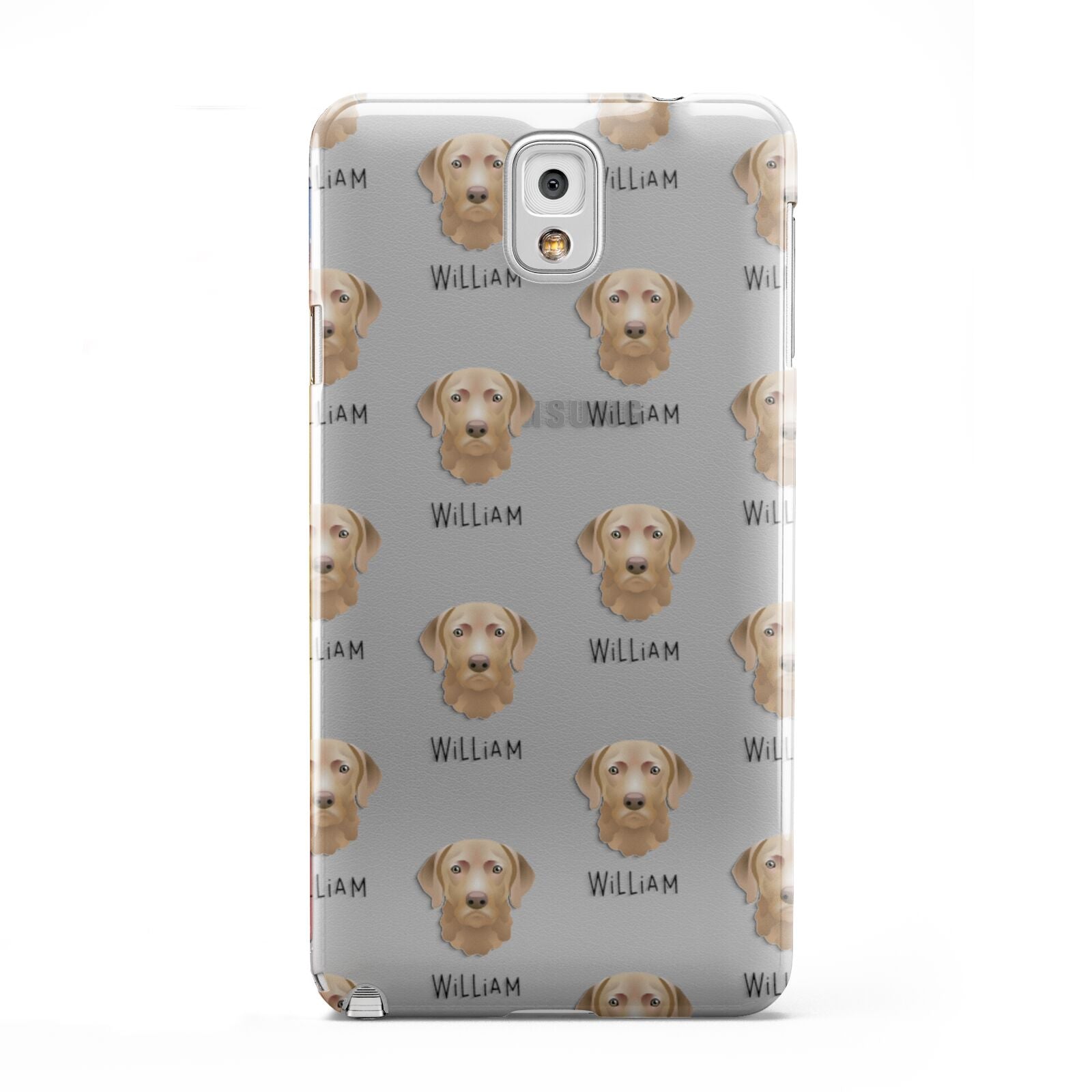 Chesapeake Bay Retriever Icon with Name Samsung Galaxy Note 3 Case