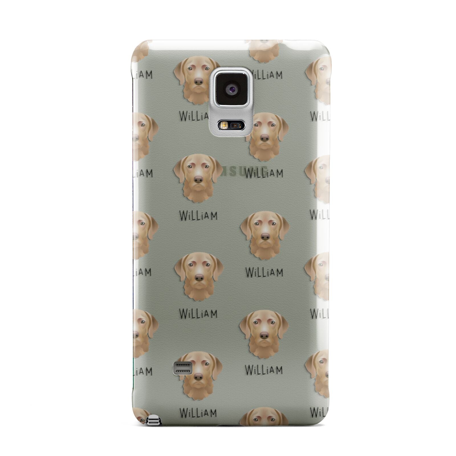 Chesapeake Bay Retriever Icon with Name Samsung Galaxy Note 4 Case