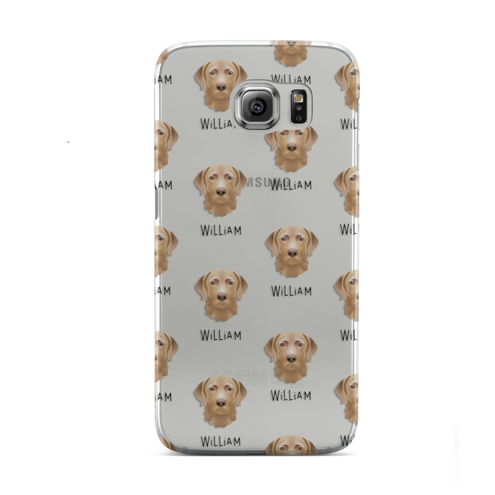 Chesapeake Bay Retriever Icon with Name Samsung Galaxy S6 Case