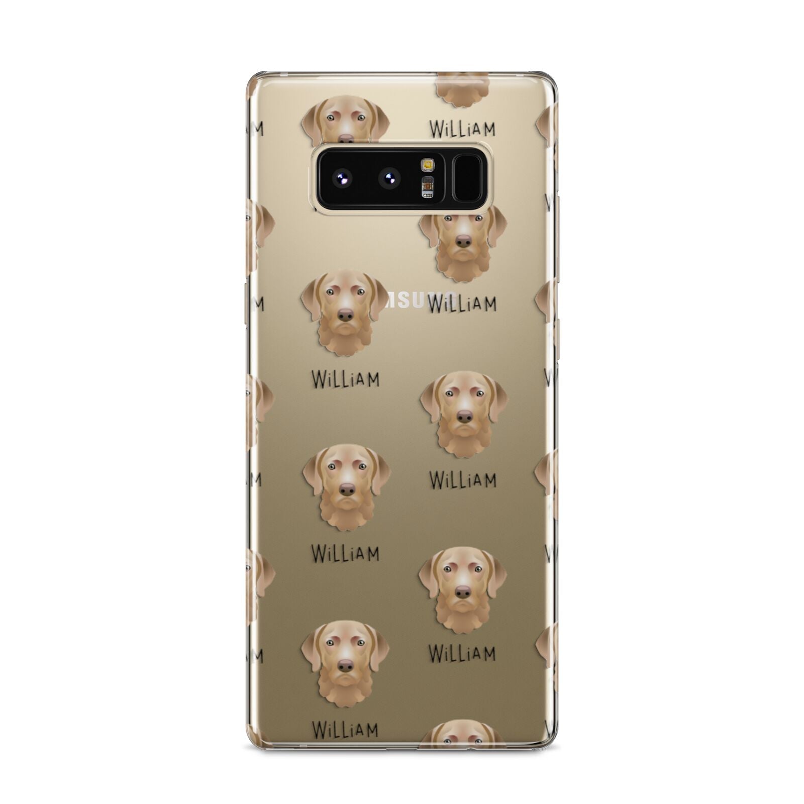 Chesapeake Bay Retriever Icon with Name Samsung Galaxy S8 Case