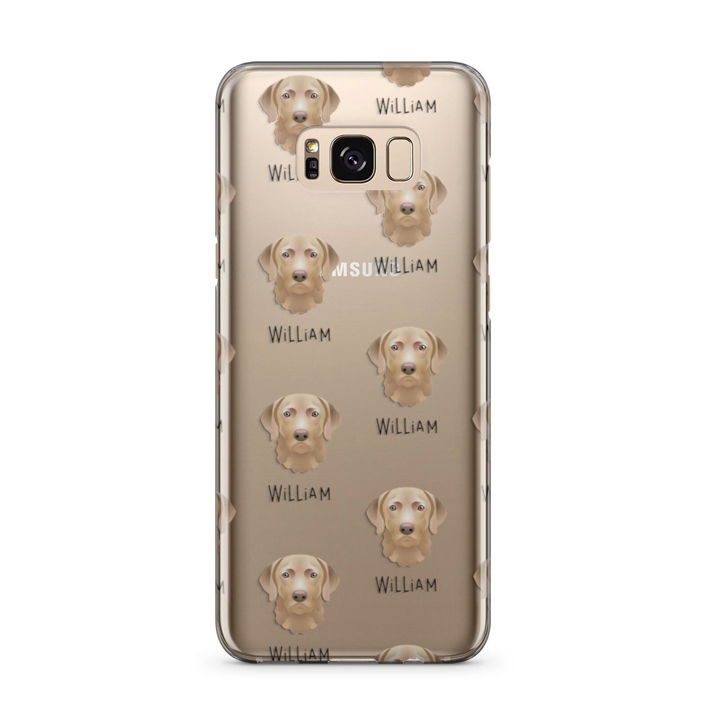 Chesapeake Bay Retriever Icon with Name Samsung Galaxy S8 Plus Case