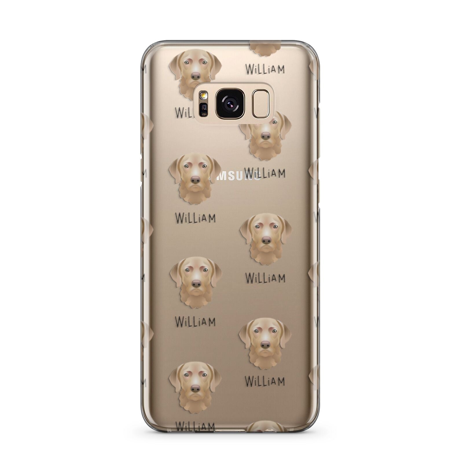 Chesapeake Bay Retriever Icon with Name Samsung Galaxy S8 Plus Case