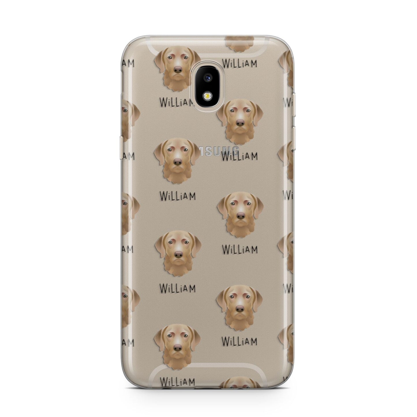 Chesapeake Bay Retriever Icon with Name Samsung J5 2017 Case