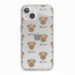 Chesapeake Bay Retriever Icon with Name iPhone 13 TPU Impact Case with White Edges