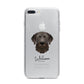 Chesapeake Bay Retriever Personalised iPhone 7 Plus Bumper Case on Silver iPhone