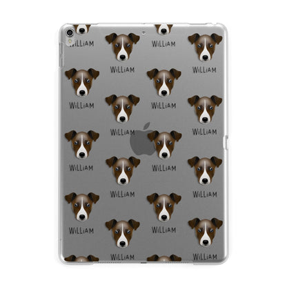 Chi Staffy Bull Icon with Name Apple iPad Silver Case