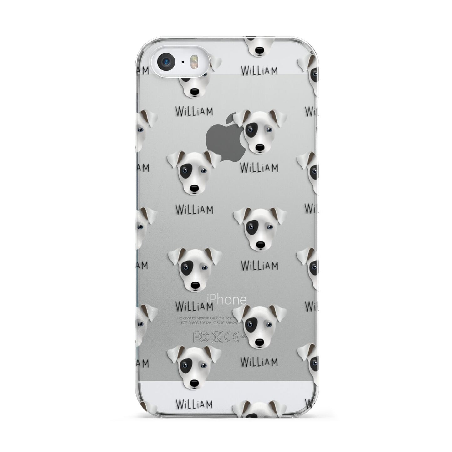 Chi Staffy Bull Icon with Name Apple iPhone 5 Case