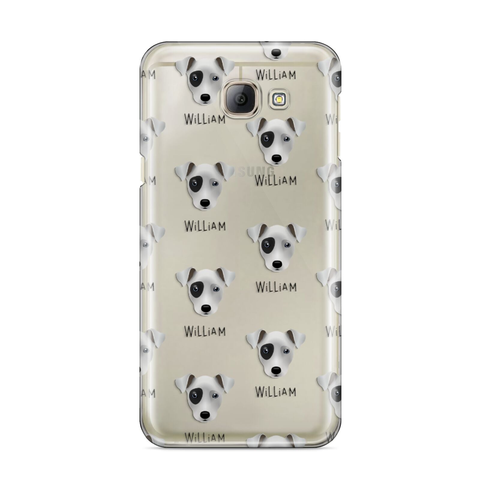 Chi Staffy Bull Icon with Name Samsung Galaxy A8 2016 Case