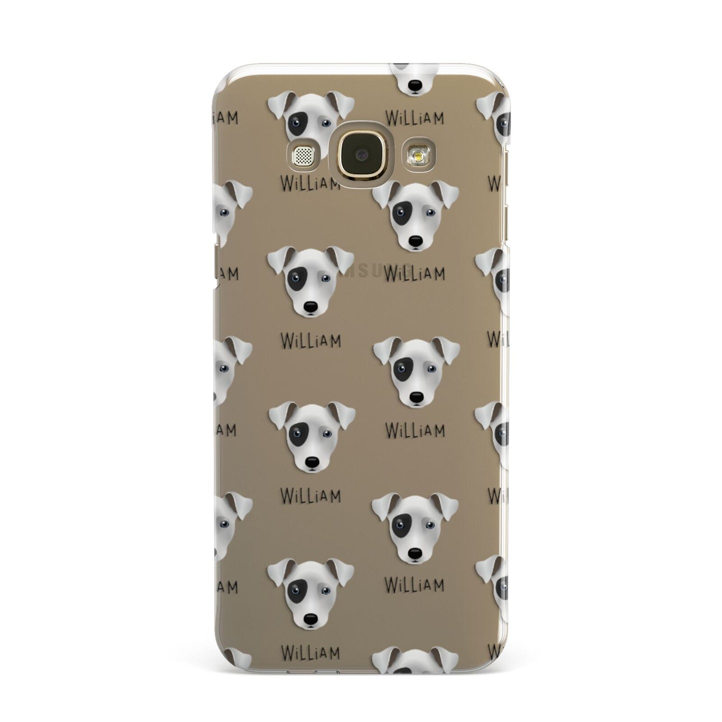 Chi Staffy Bull Icon with Name Samsung Galaxy A8 Case