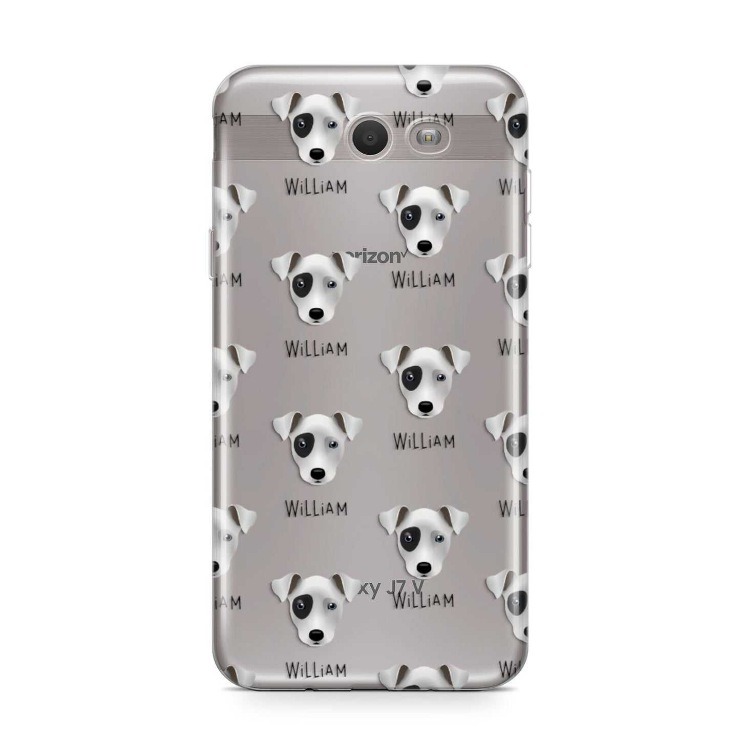 Chi Staffy Bull Icon with Name Samsung Galaxy J7 2017 Case