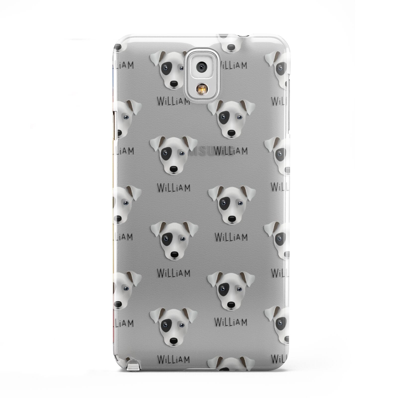 Chi Staffy Bull Icon with Name Samsung Galaxy Note 3 Case