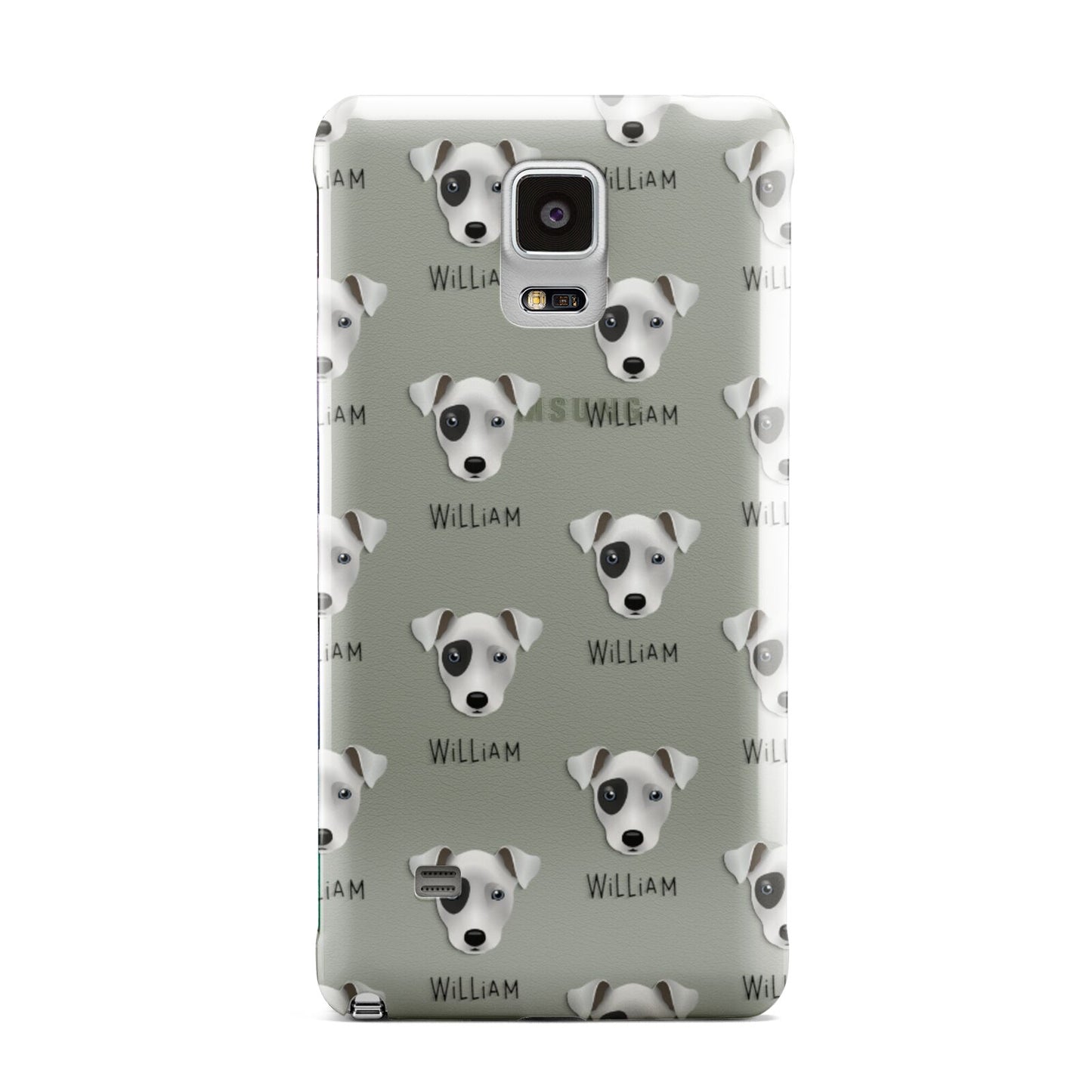Chi Staffy Bull Icon with Name Samsung Galaxy Note 4 Case