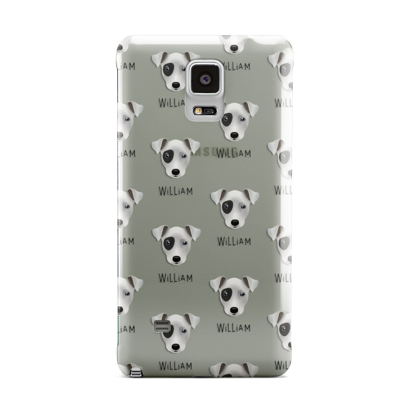 Chi Staffy Bull Icon with Name Samsung Galaxy Note 4 Case