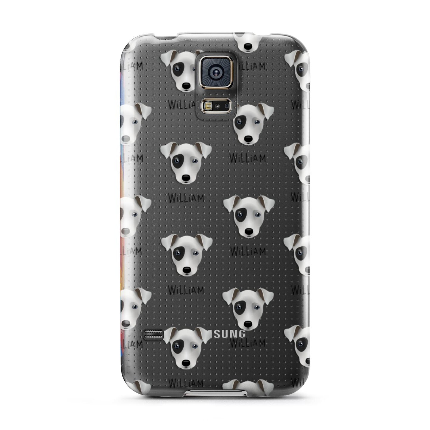 Chi Staffy Bull Icon with Name Samsung Galaxy S5 Case