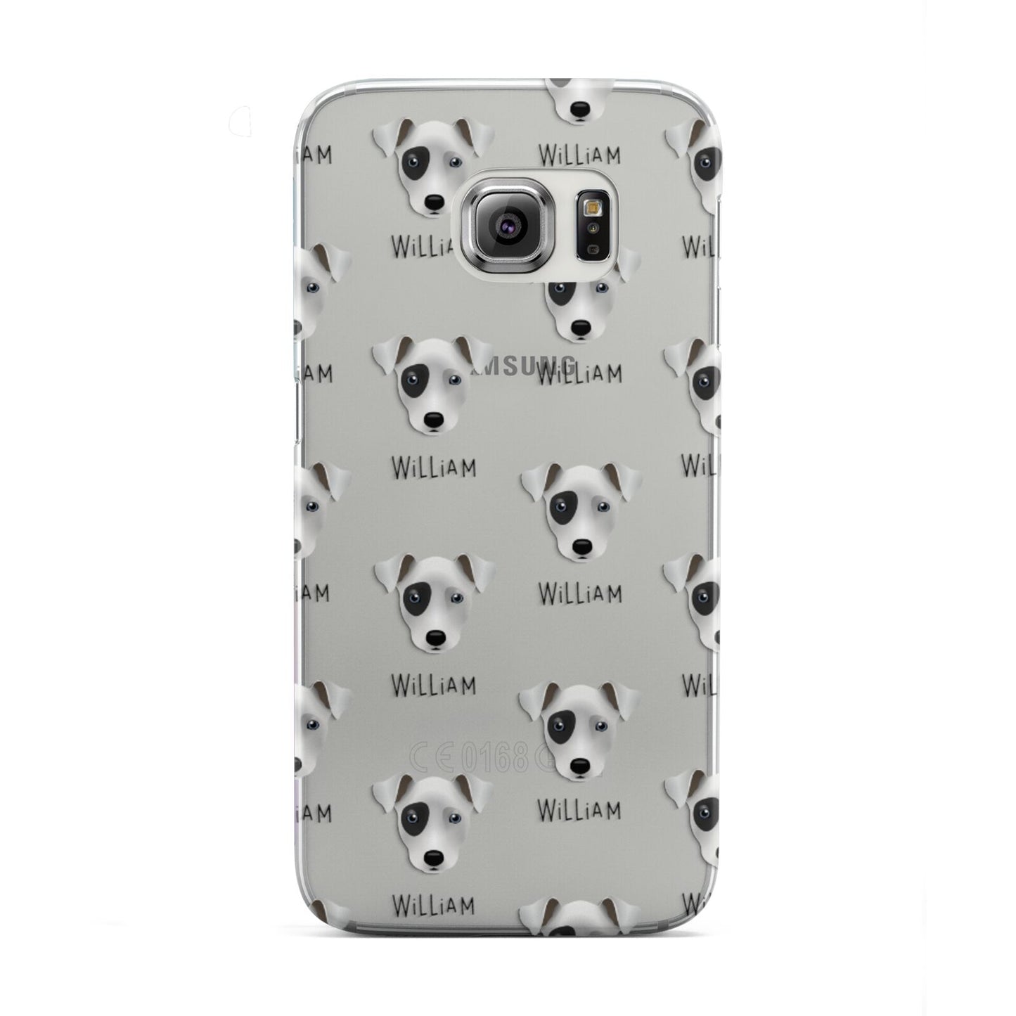 Chi Staffy Bull Icon with Name Samsung Galaxy S6 Edge Case