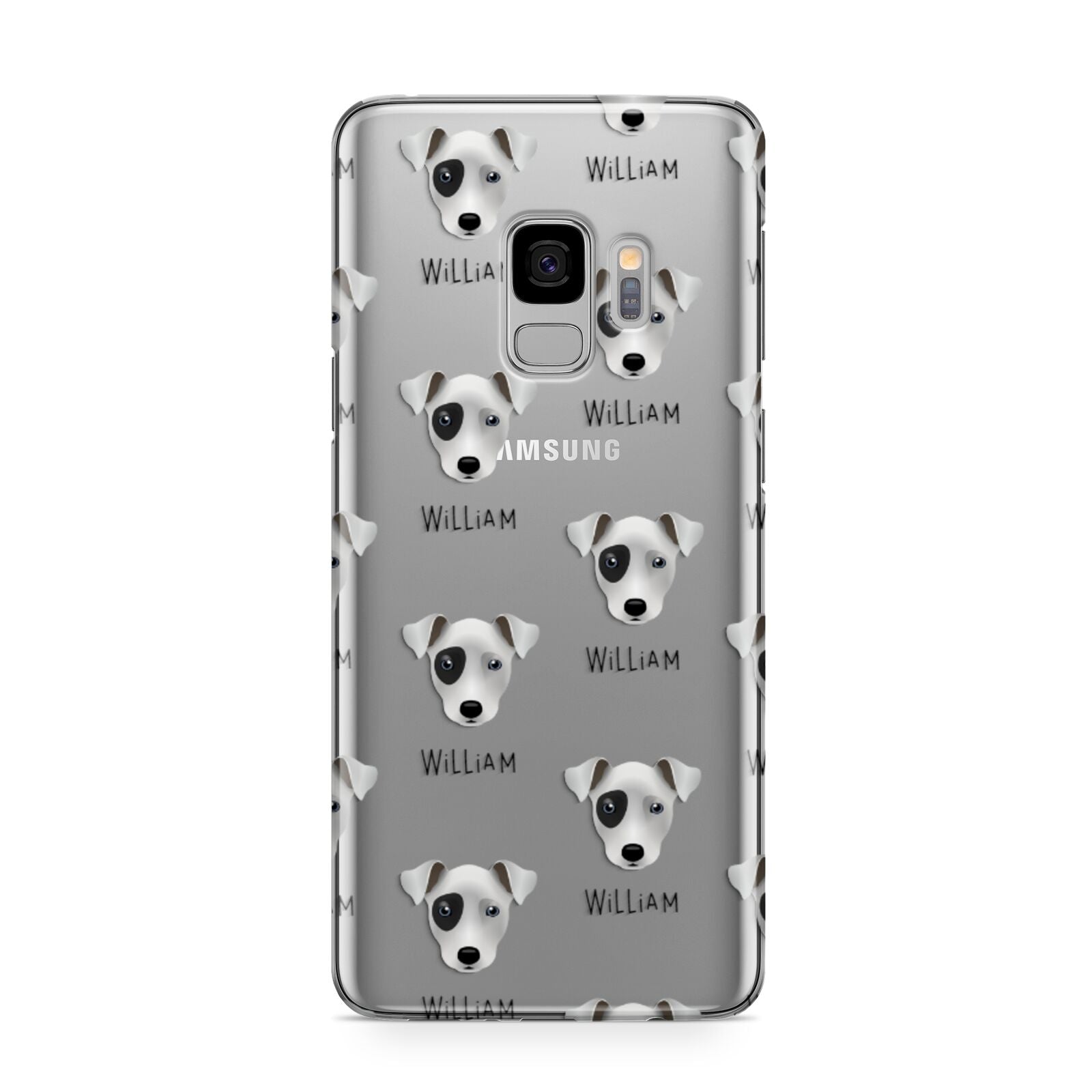 Chi Staffy Bull Icon with Name Samsung Galaxy S9 Case